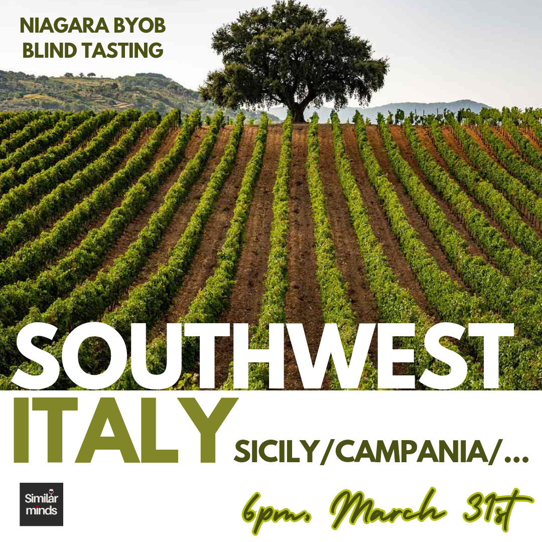March 31 Southwest Italy Wine Tasting @ Niagara