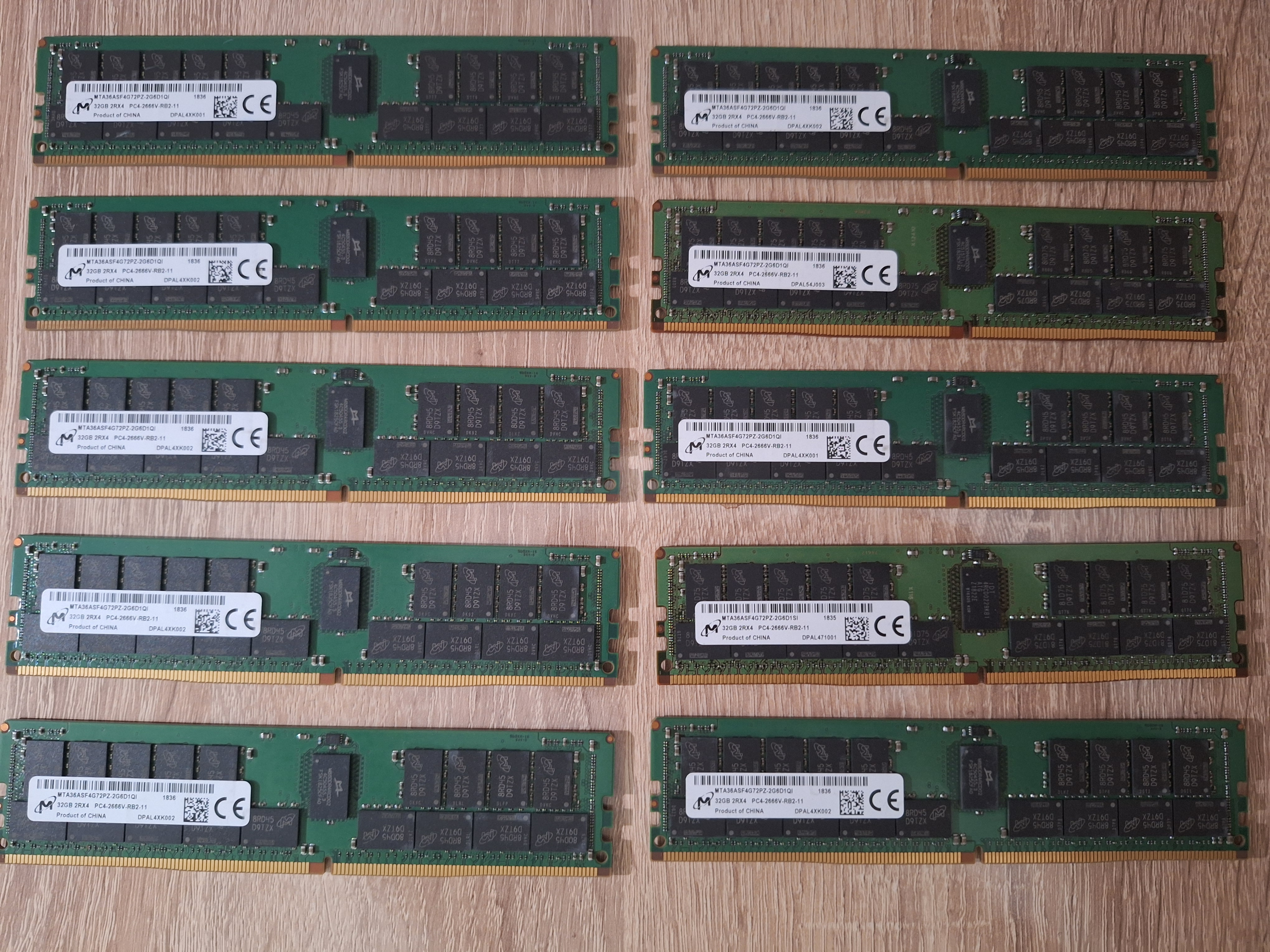 Micron 32GB 2RX PC4-2666V-RB2-11