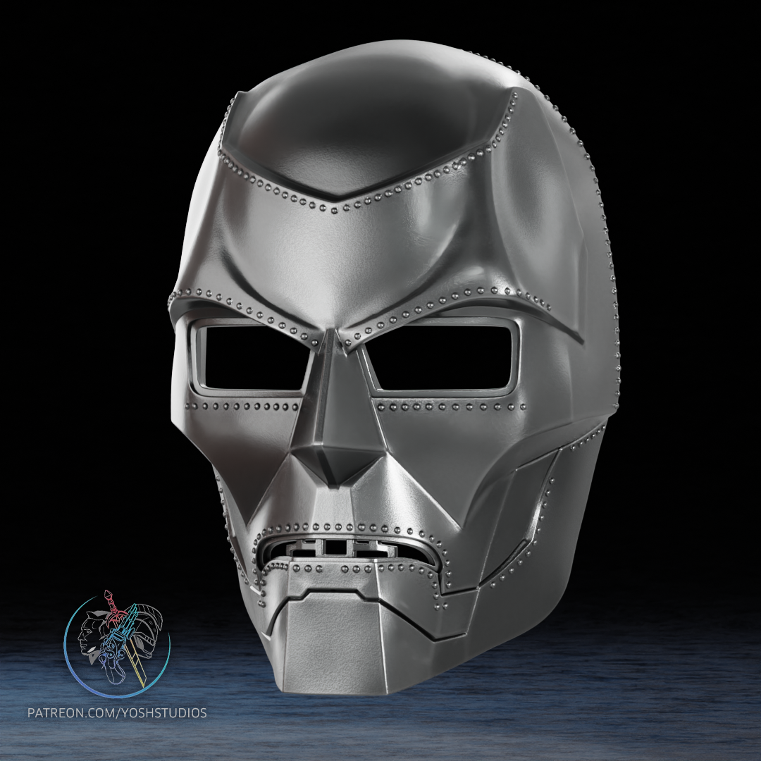3D Printed Doctor Victor Von Doom Inspired Mask - Cosplay - Halloween