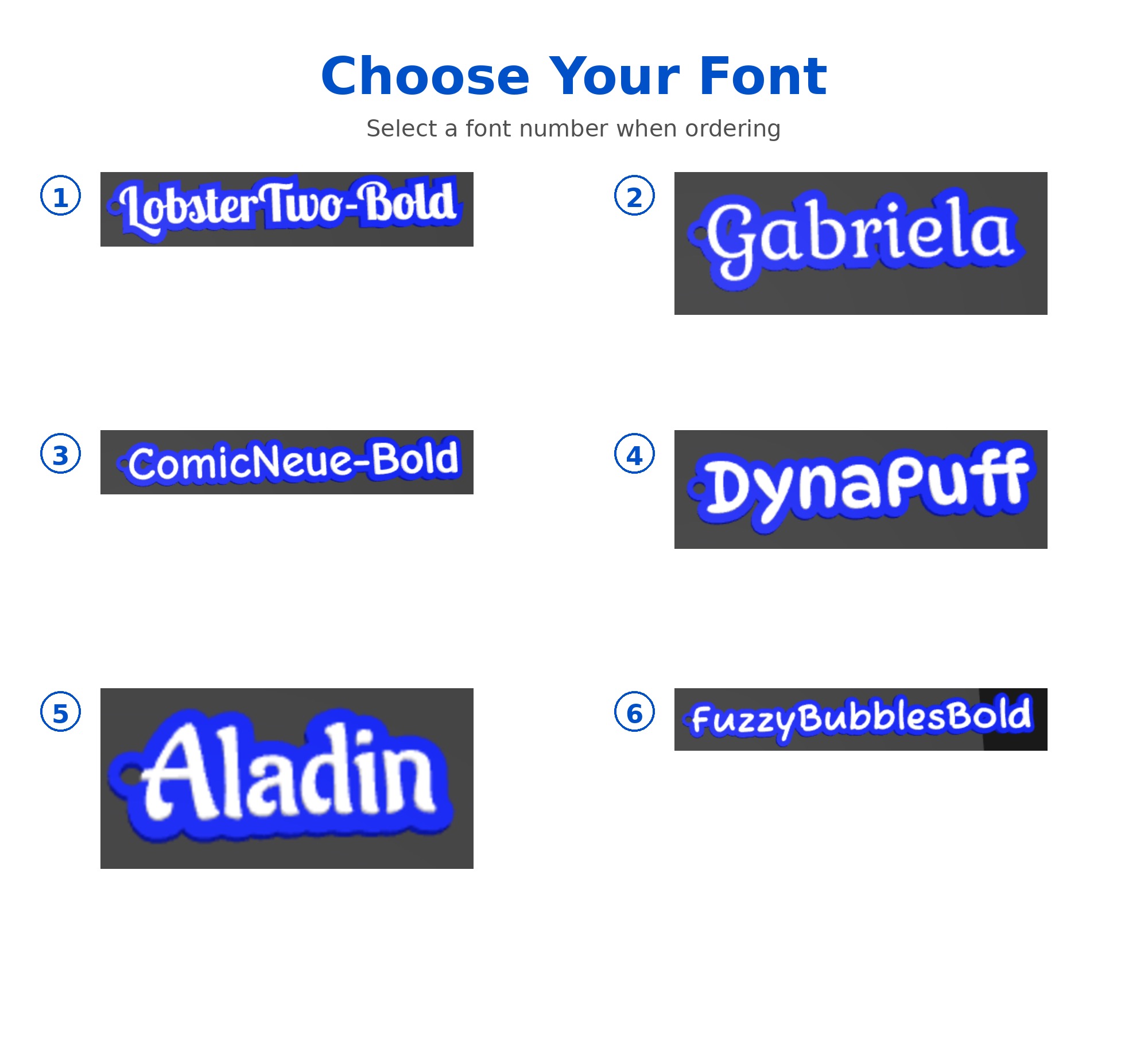 Custom Name Tag Keychains