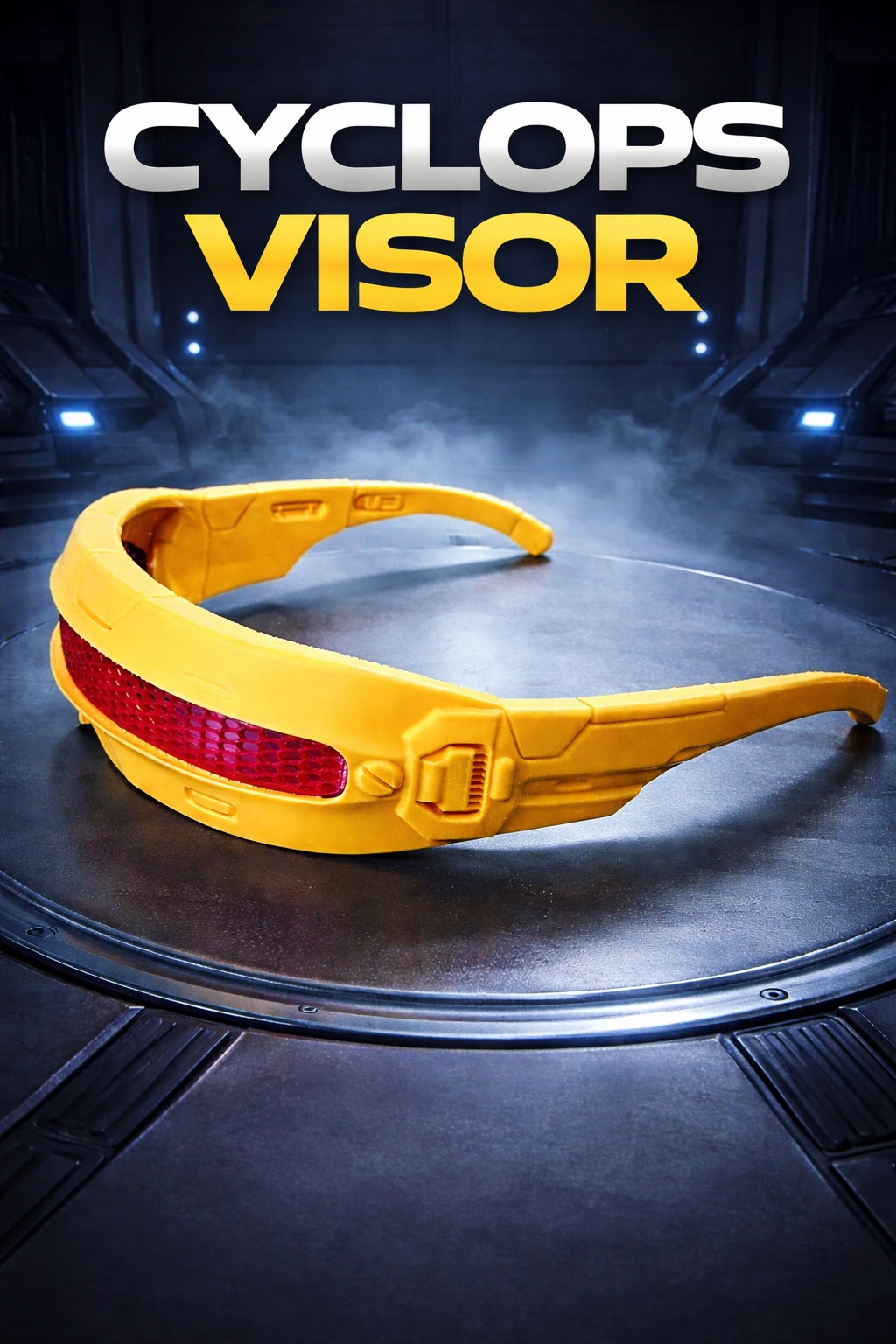 Cyclops Doomsday Visor | Futuristic Sci-Fi Cosplay Prop | Post-Apocalyptic Goggles