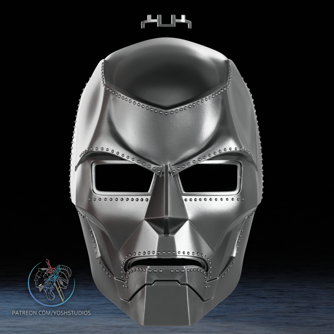 3D Printed Doctor Victor Von Doom Inspired Mask - Cosplay - Halloween