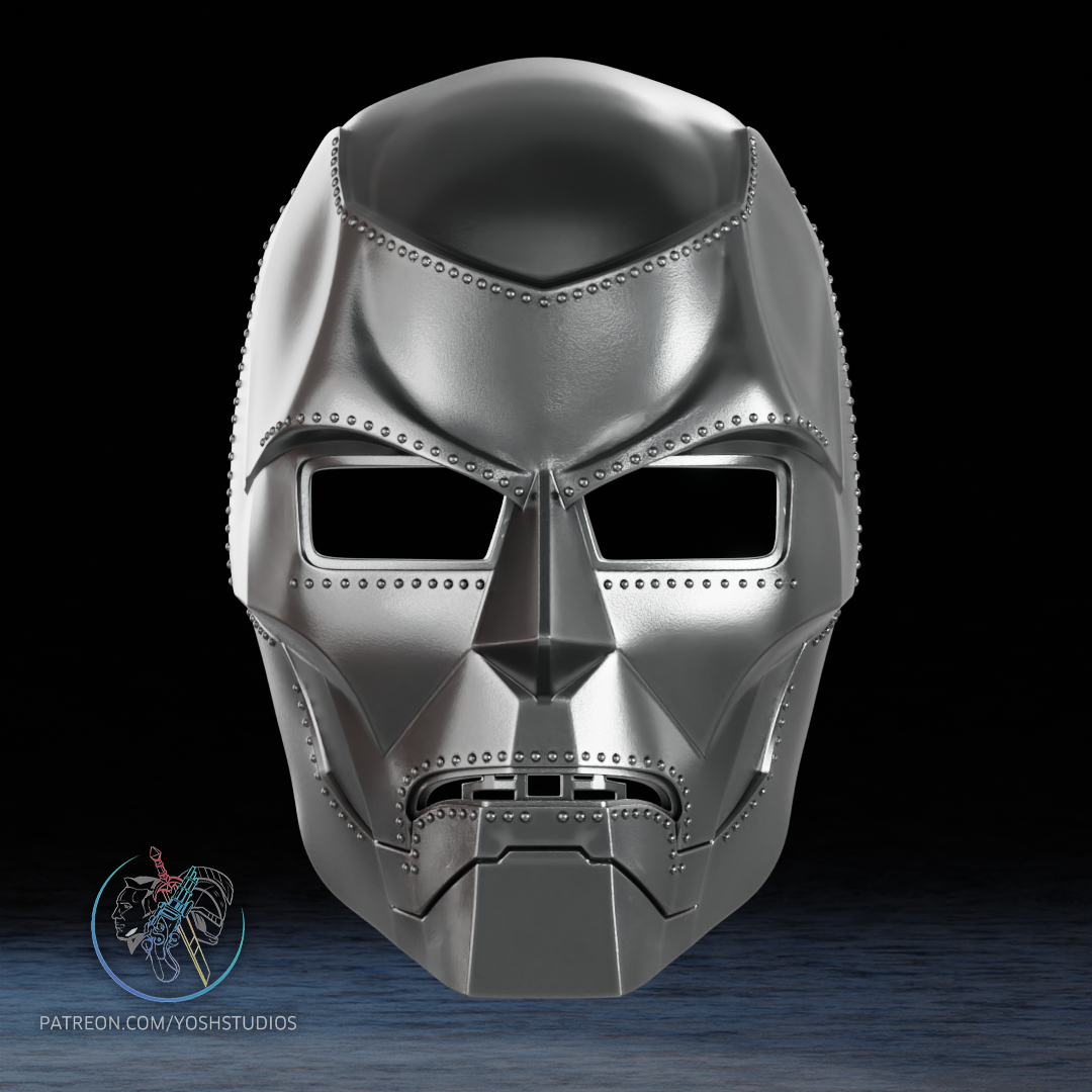 3D Printed Doctor Victor Von Doom Inspired Mask - Cosplay - Halloween