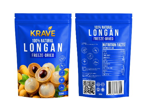LONGAN CRUNCH SNACK (FREEZE-DRIED LONGAN)