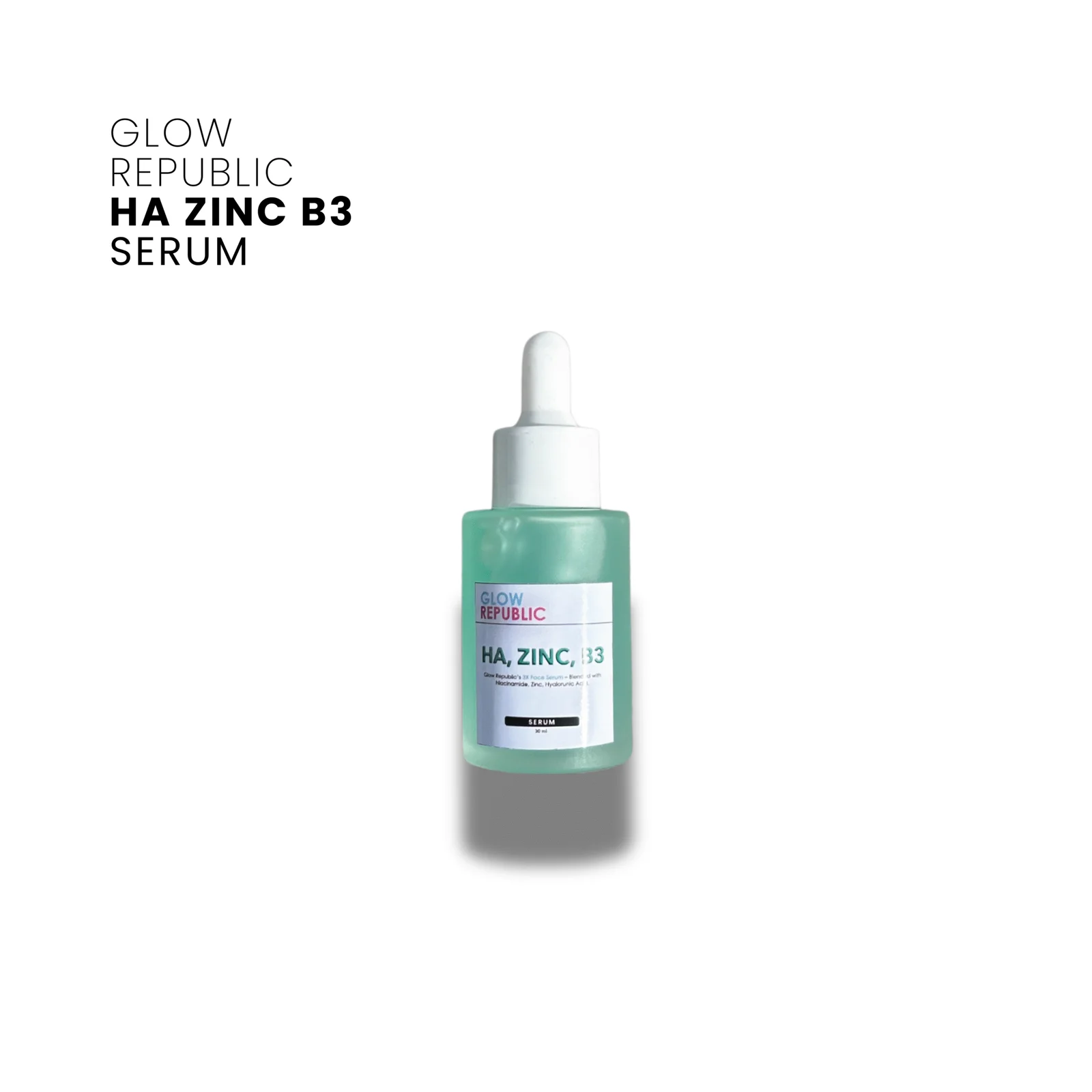 Glow Republic HA Zinc B3 Serum