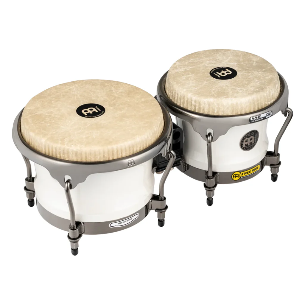 Bongós 7 Plg Y 8 12 Plg Roberto Serrano Signature, Color Blanco Perla - Meinl - RS400PW