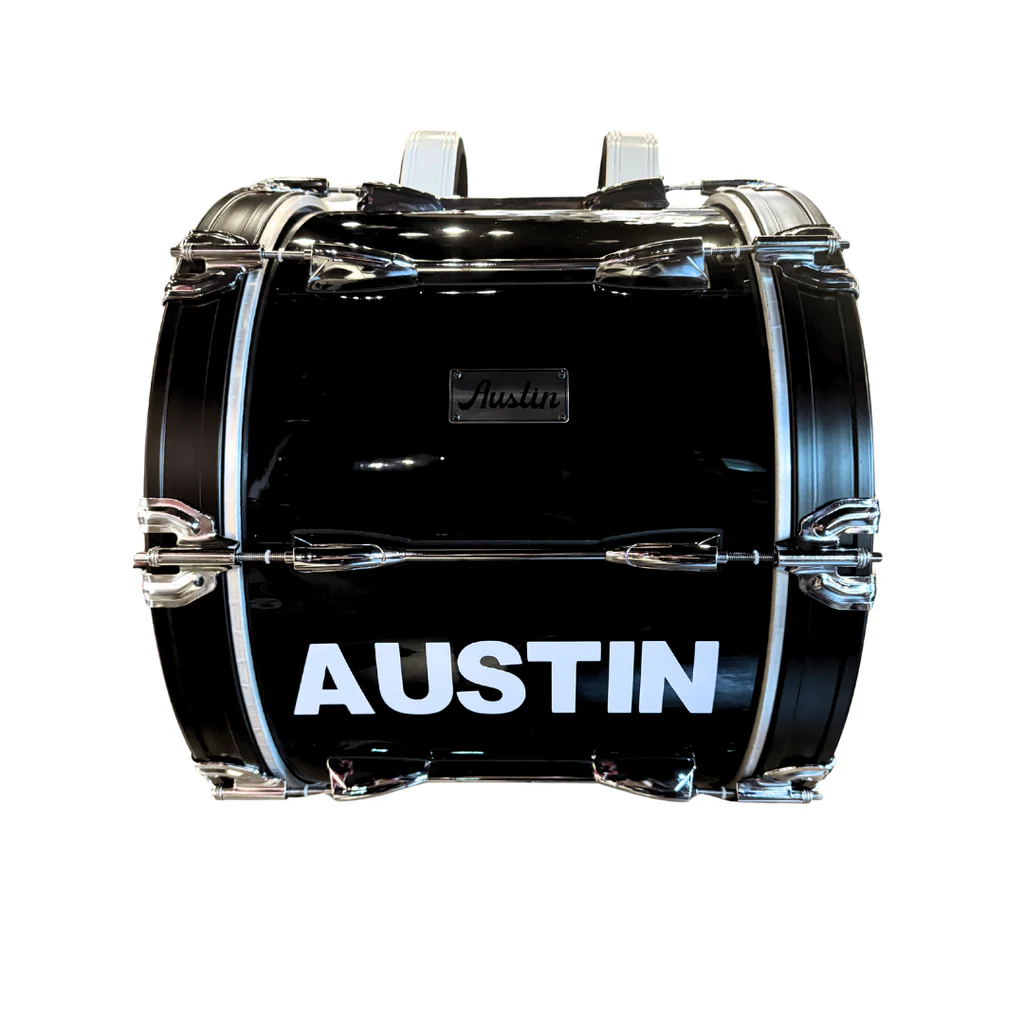 Bombo 26X14 Con Arnés Y Maceta – Negro - Austin - JBMBZ2614-BK