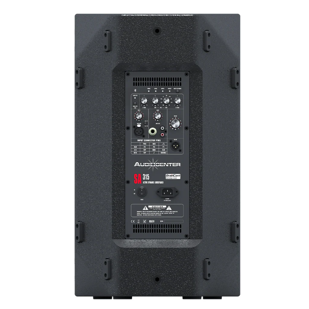 Bocina Activa de 15″ con Bluetooth, DSP y 2 000 W-Audio Center SA315+