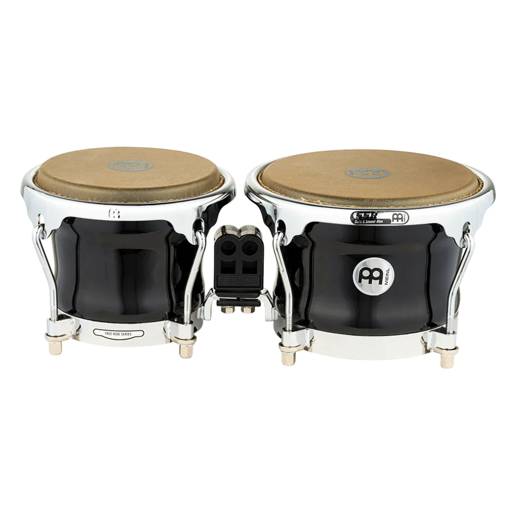 Bongós 7 Plg Y 8 12 Plg Fiberglass Negro - Meinl - FFB400BK