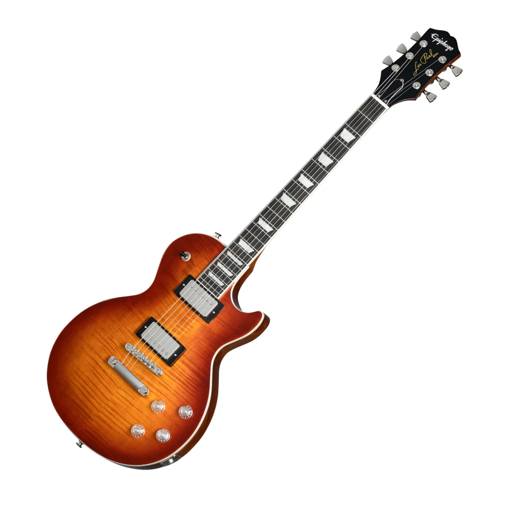 Guitarra Eléctrica Les Paul Modern Figured Incluye Estuche - Color Mojave Burst - Epiphone - EILMMOBNH1