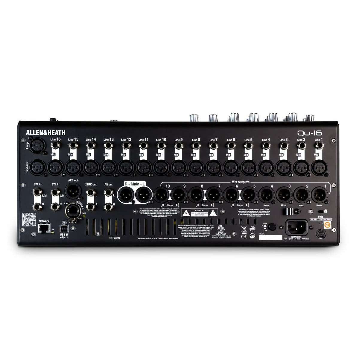 Consola Digital 16 Canales - Allen & Heath - QU-16
