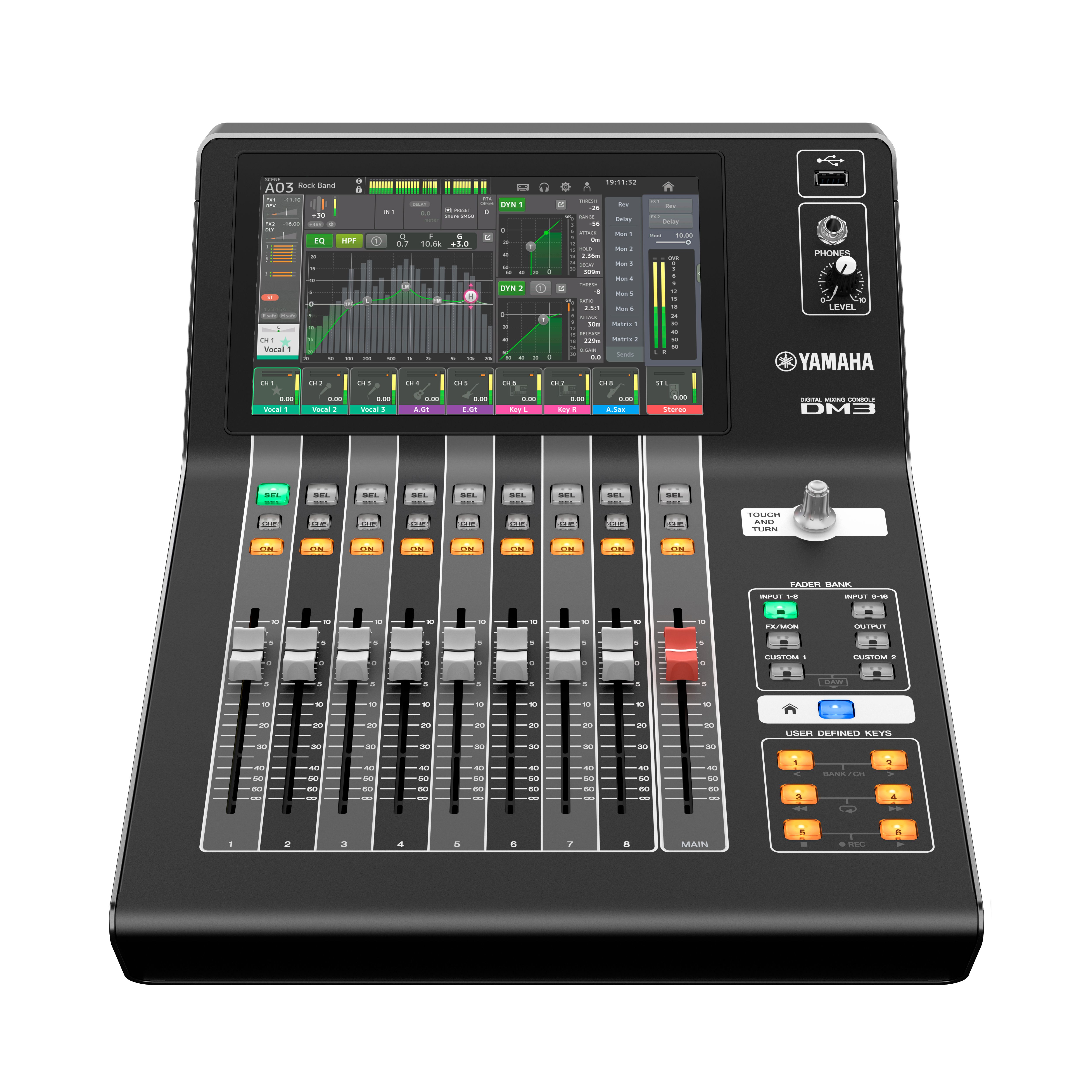 Mezcladora Digital Compacta (22 Canales)-Yamaha DM3 S