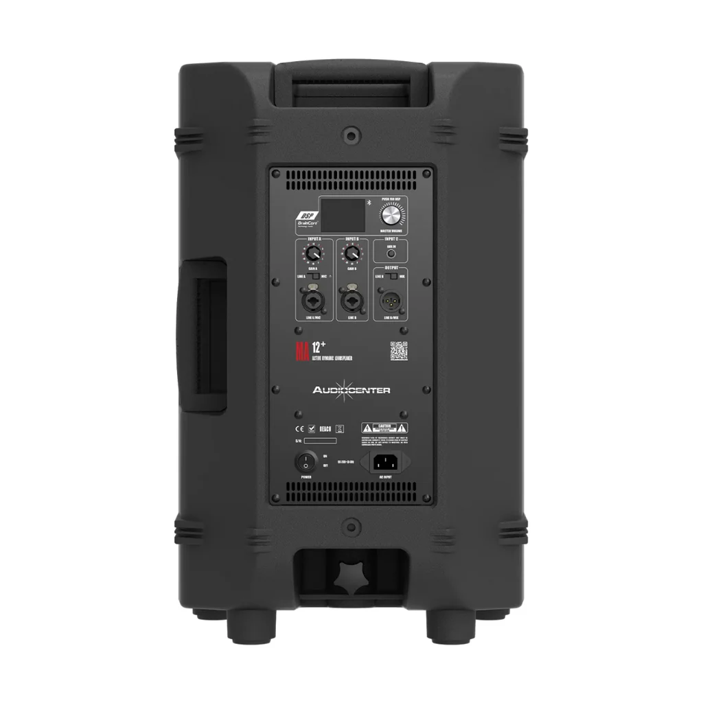 Audio Center MA12+ — Bocina Activa de 12″ con Bluetooth, DSP y 800 W RMS