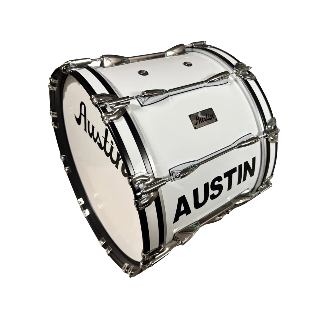 Bombo 26X14 Con Arnés Y Maceta – Blanco - Austin - JBMBZ2614-WH