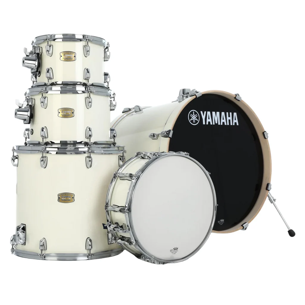 Batería Acústica Serie Stage Custom Bombo 22 Plg - No Incluye Accesorios - Classic White - Yamaha - SBP2F5 CW