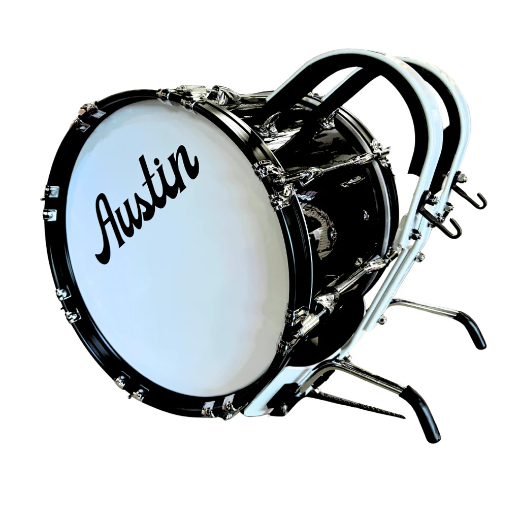 Bombo 26X14 Con Arnés Y Maceta – Negro - Austin - JBMBZ2614-BK