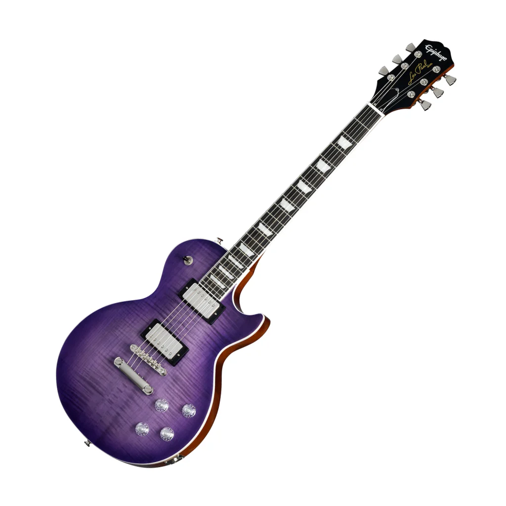 Guitarra Eléctrica Les Paul Modern Figured Incluye Estuche Purple Burst - Epiphone - EILMPRBNH1