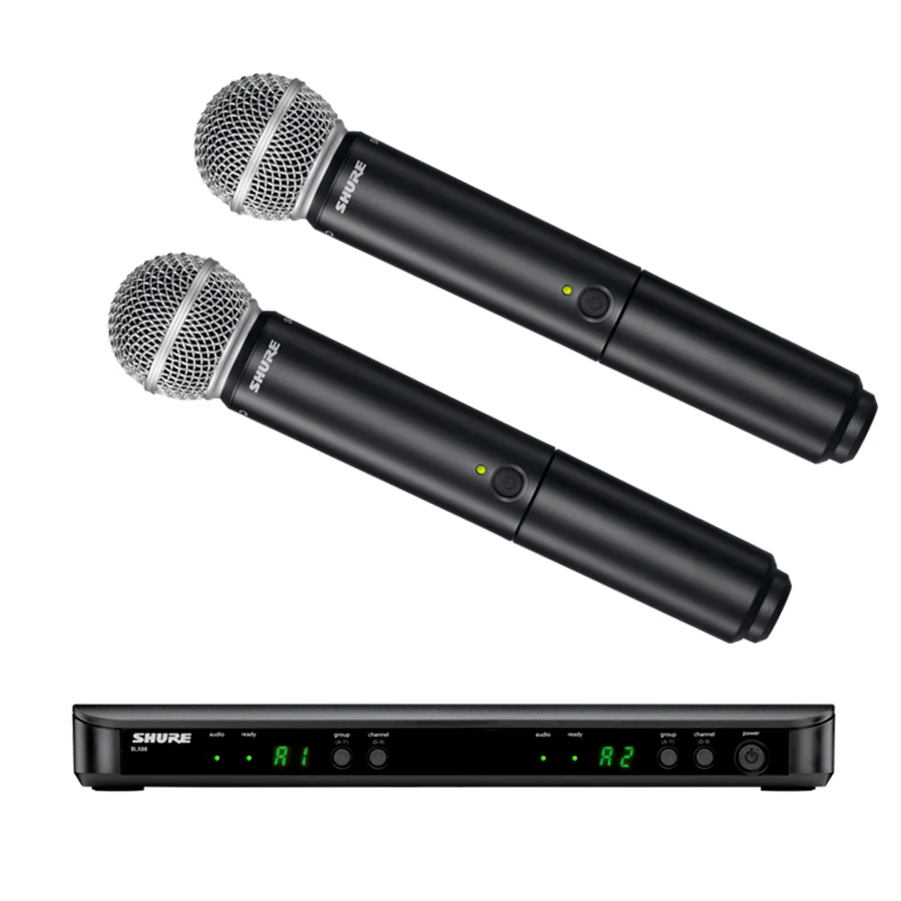 Sistema inalámbrico dual Shure BLX288/PG58-K12