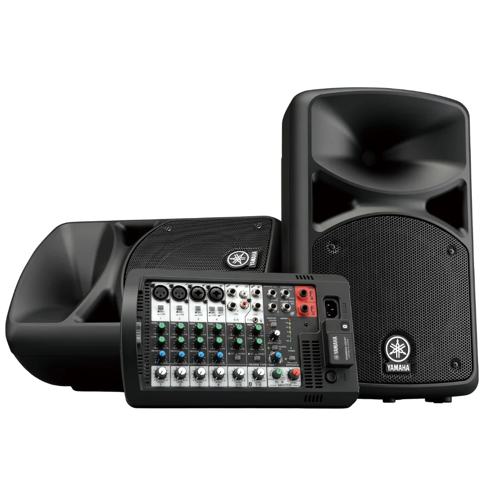 Yamaha STAGEPAS 400BT — Sistema Mixer PA Portátil de 400 W (Negro)