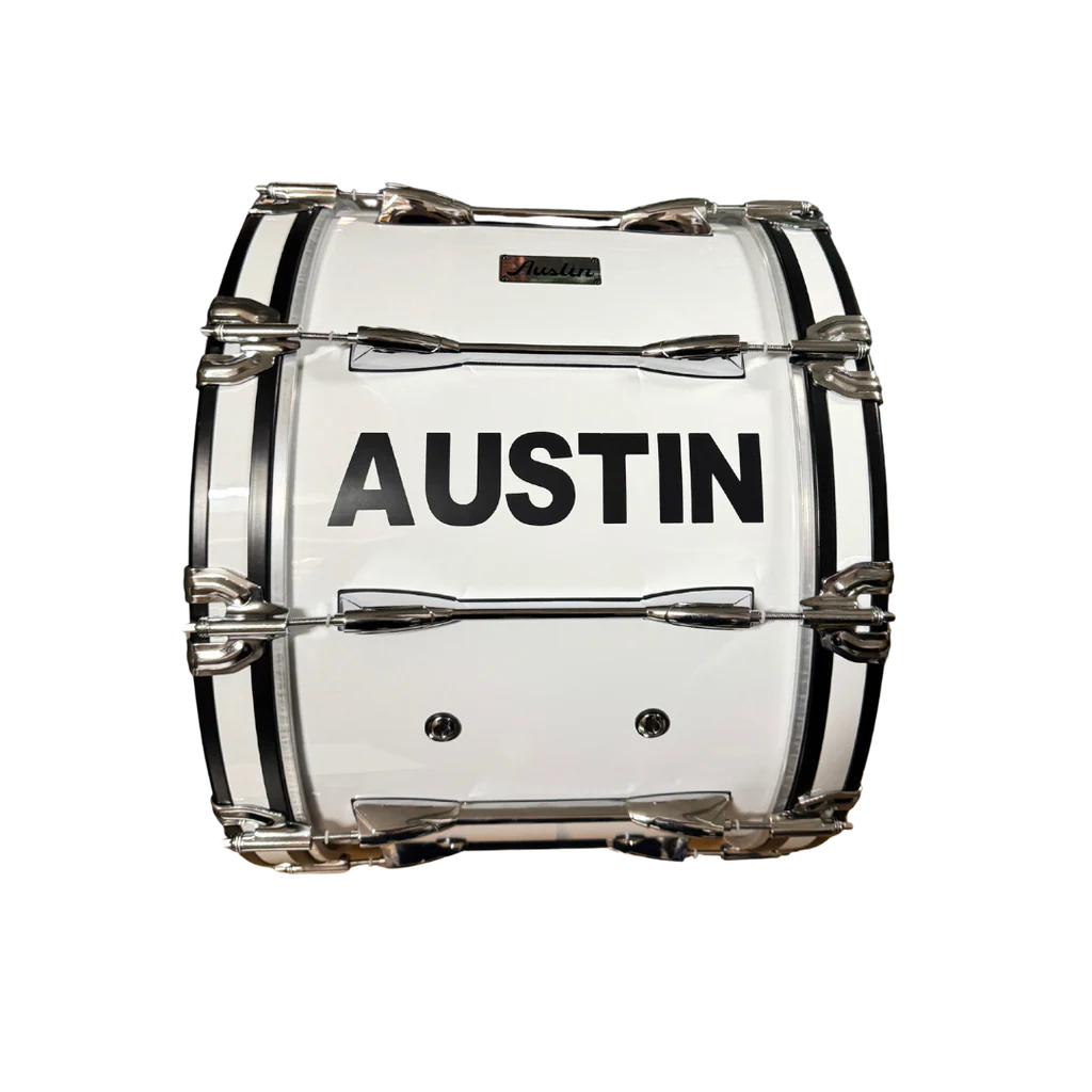 Bombo 26X14 Con Arnés Y Maceta – Blanco - Austin - JBMBZ2614-WH