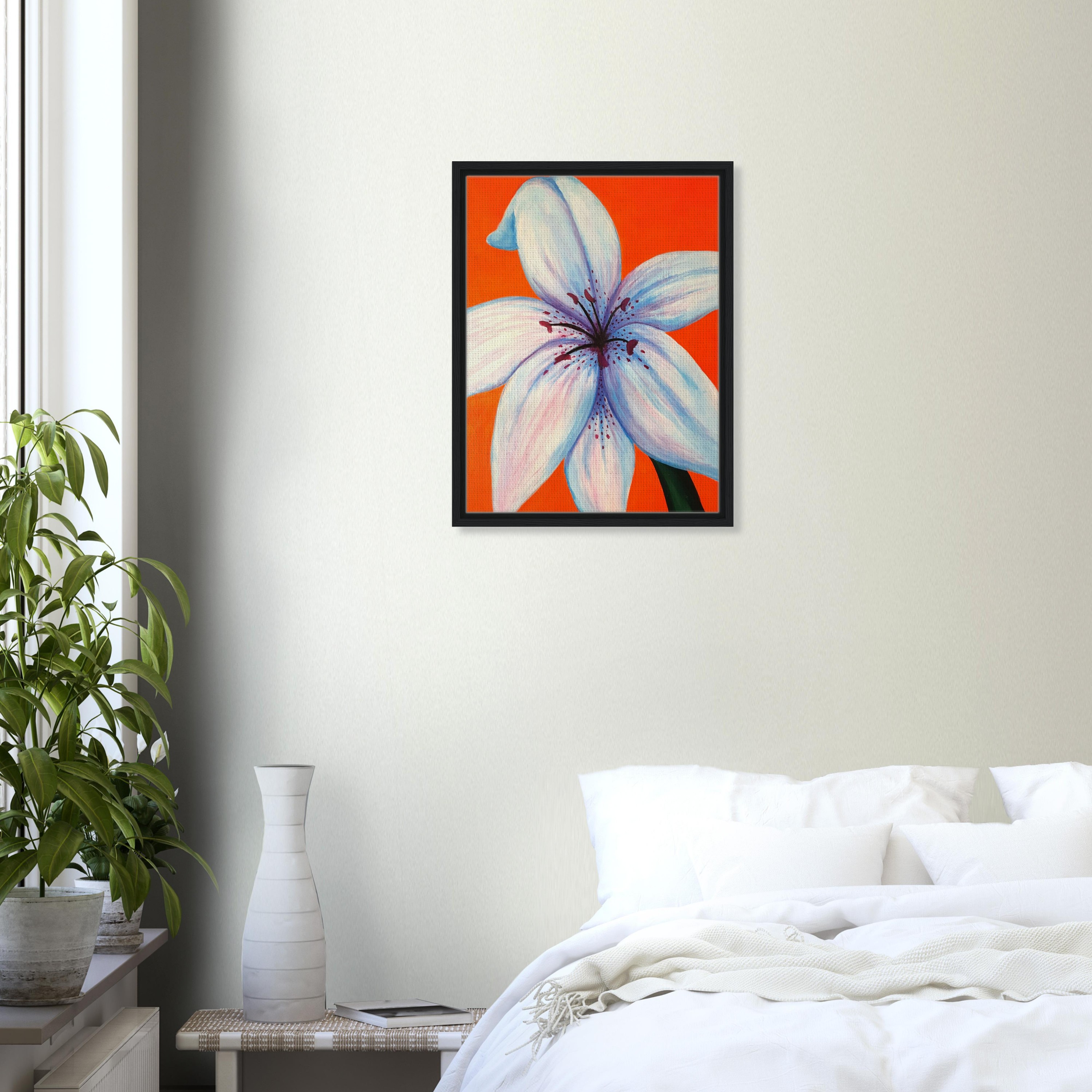 Blue Lily Lux, Acrylic