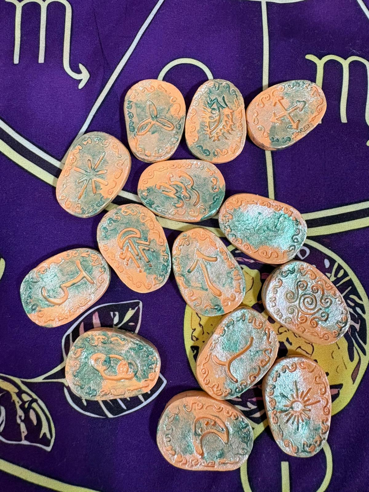 Runas de bruja de Cerámica Artesanales