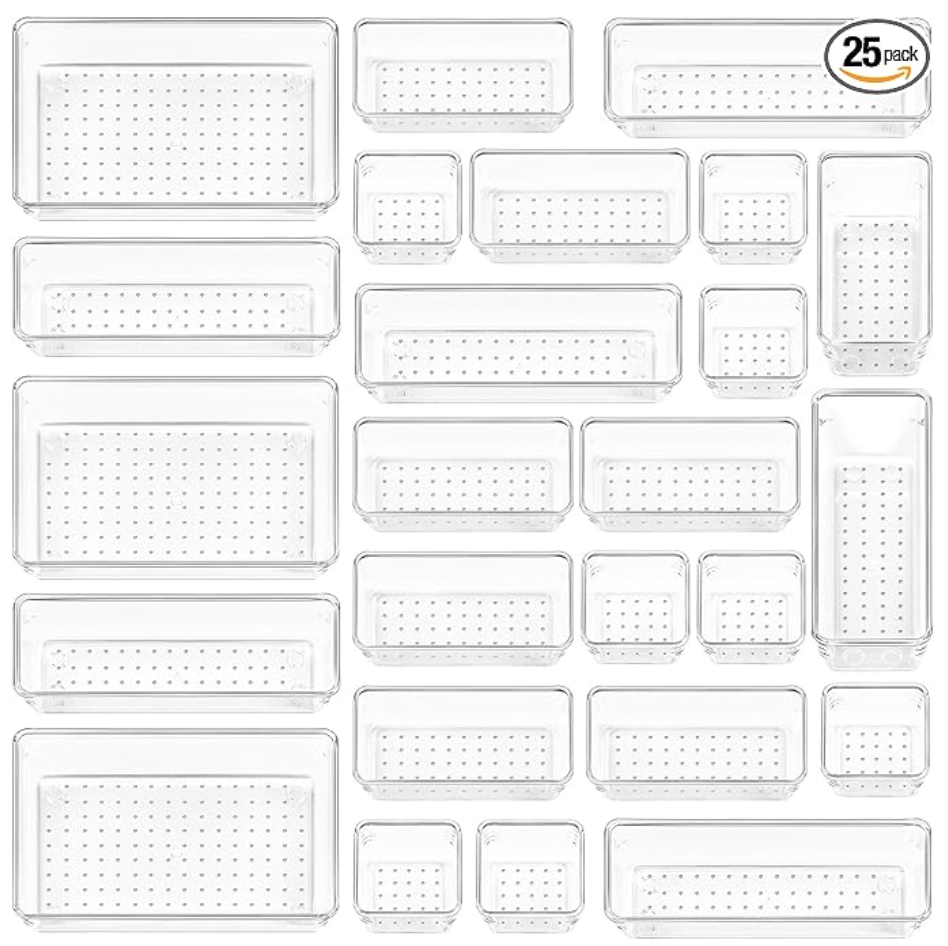 Bathroom Drawer Organizer Set