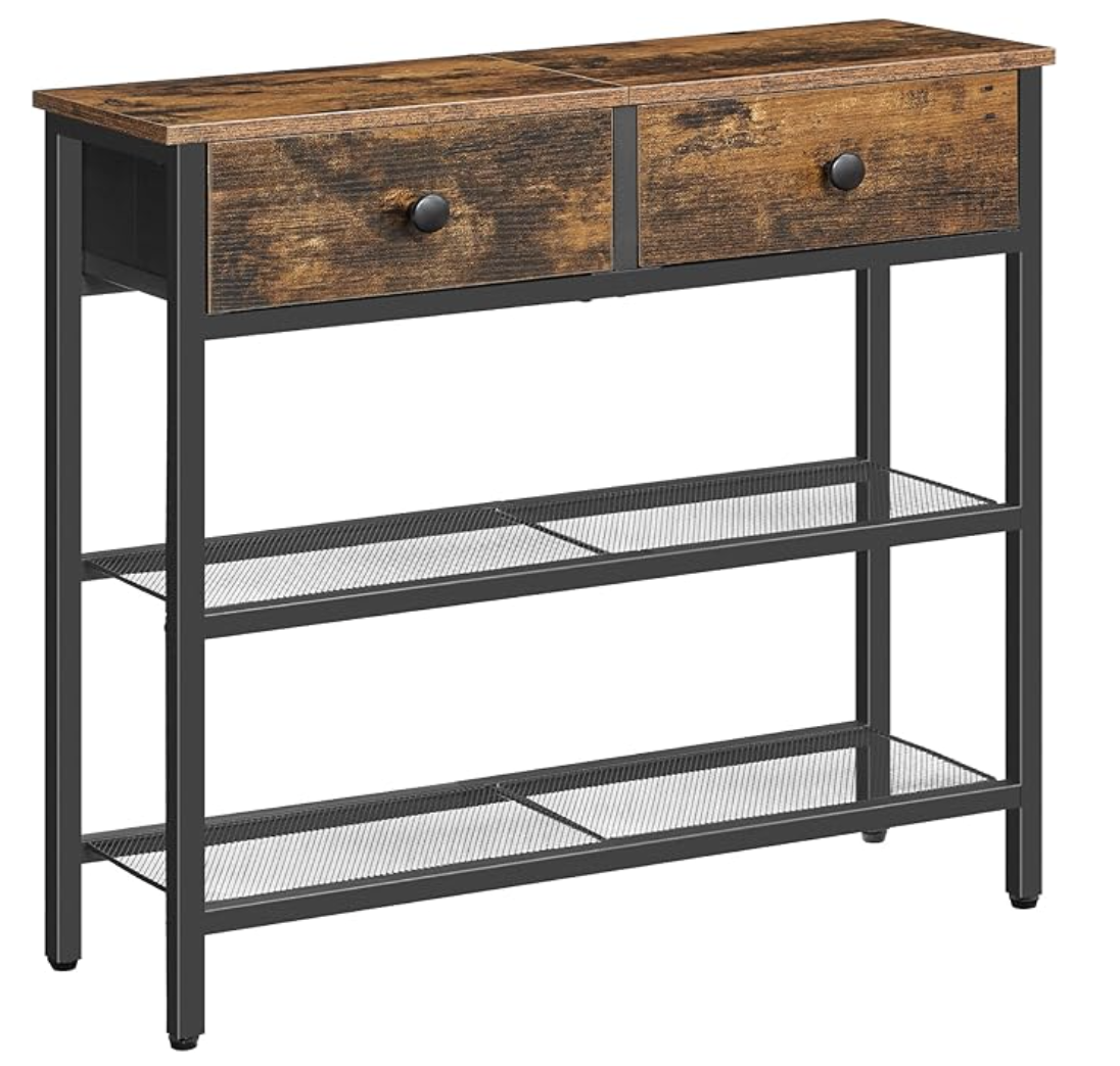 Entryway Console Table with Storage