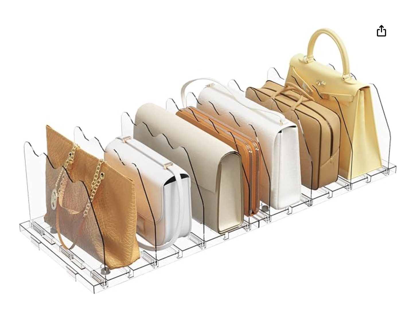 Purse Organizer for Closet