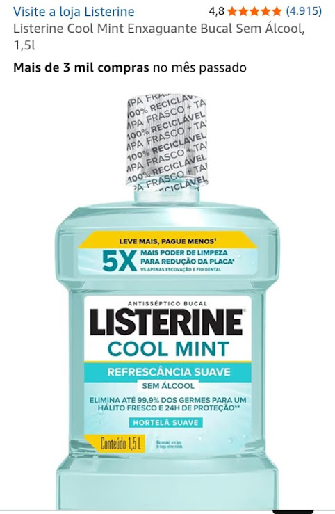 Listerine Cool Mint Mouthwash