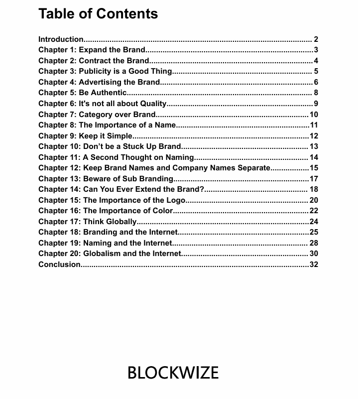 Blockwize Essential Business Branding