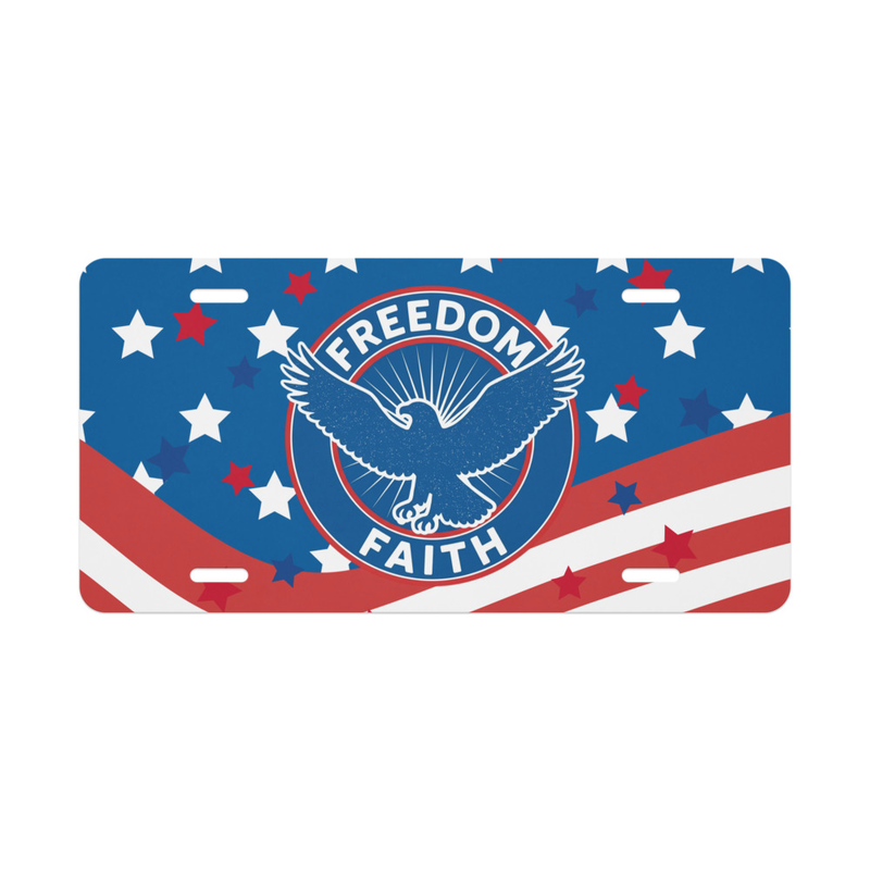 "Faith/Freedom" Vanity Plate