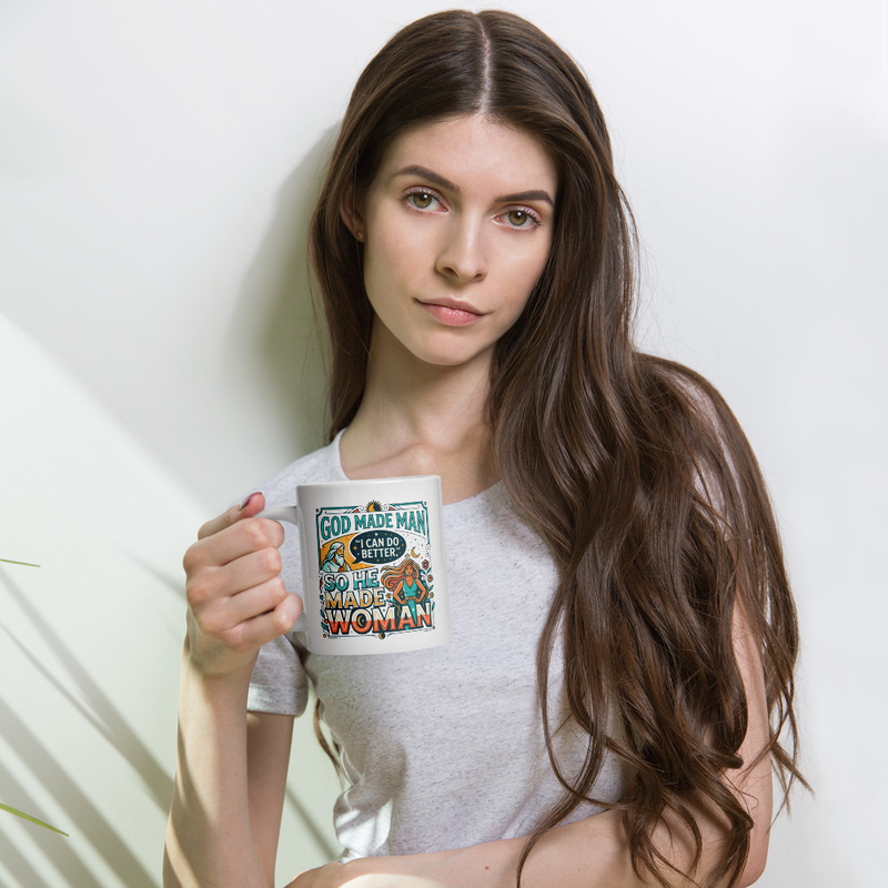 "God Made Woman" Mug