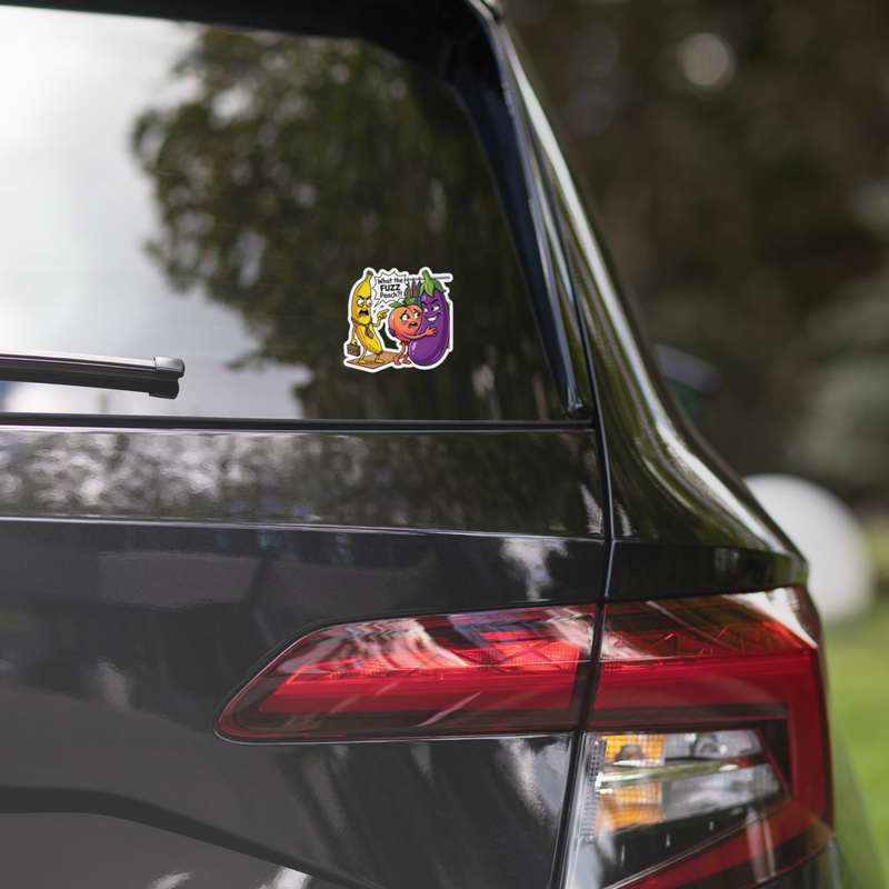 "What The Fuzz" Sticker (select-a-size)