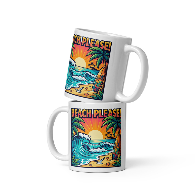 "Beach Please" Mug