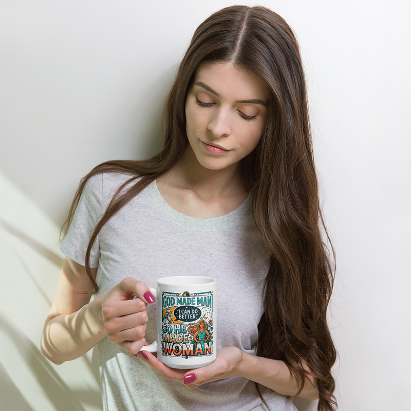 "God Made Woman" Mug