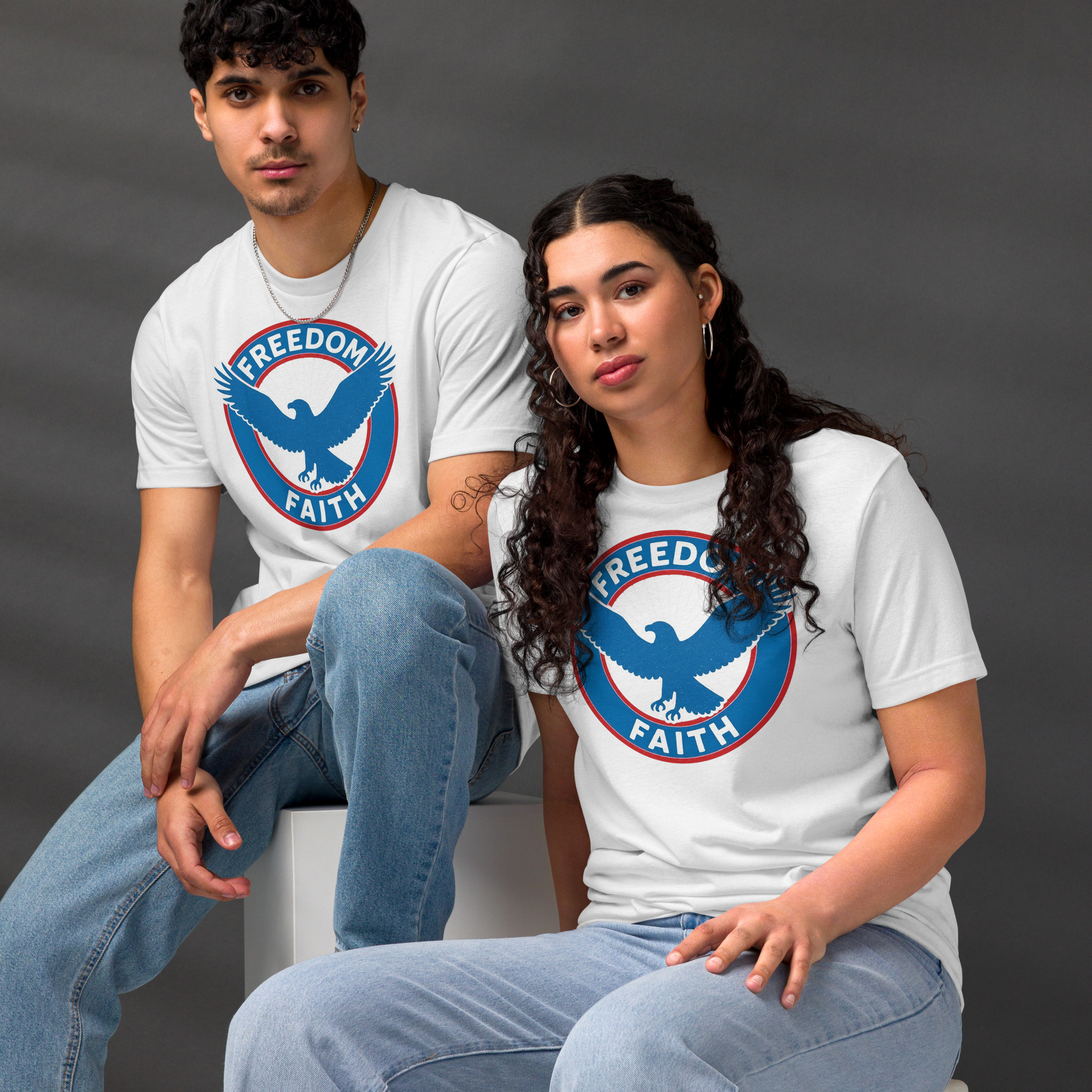 Unisex "Faith/Freedom" Soft-Eco Short Sleeve