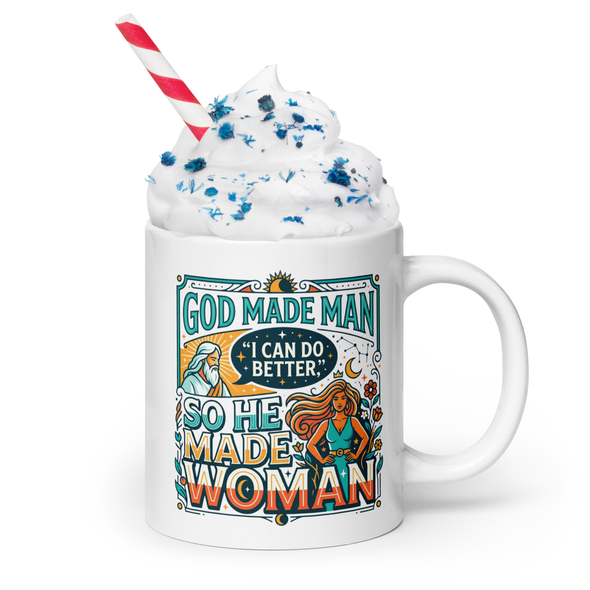 "God Made Woman" Mug