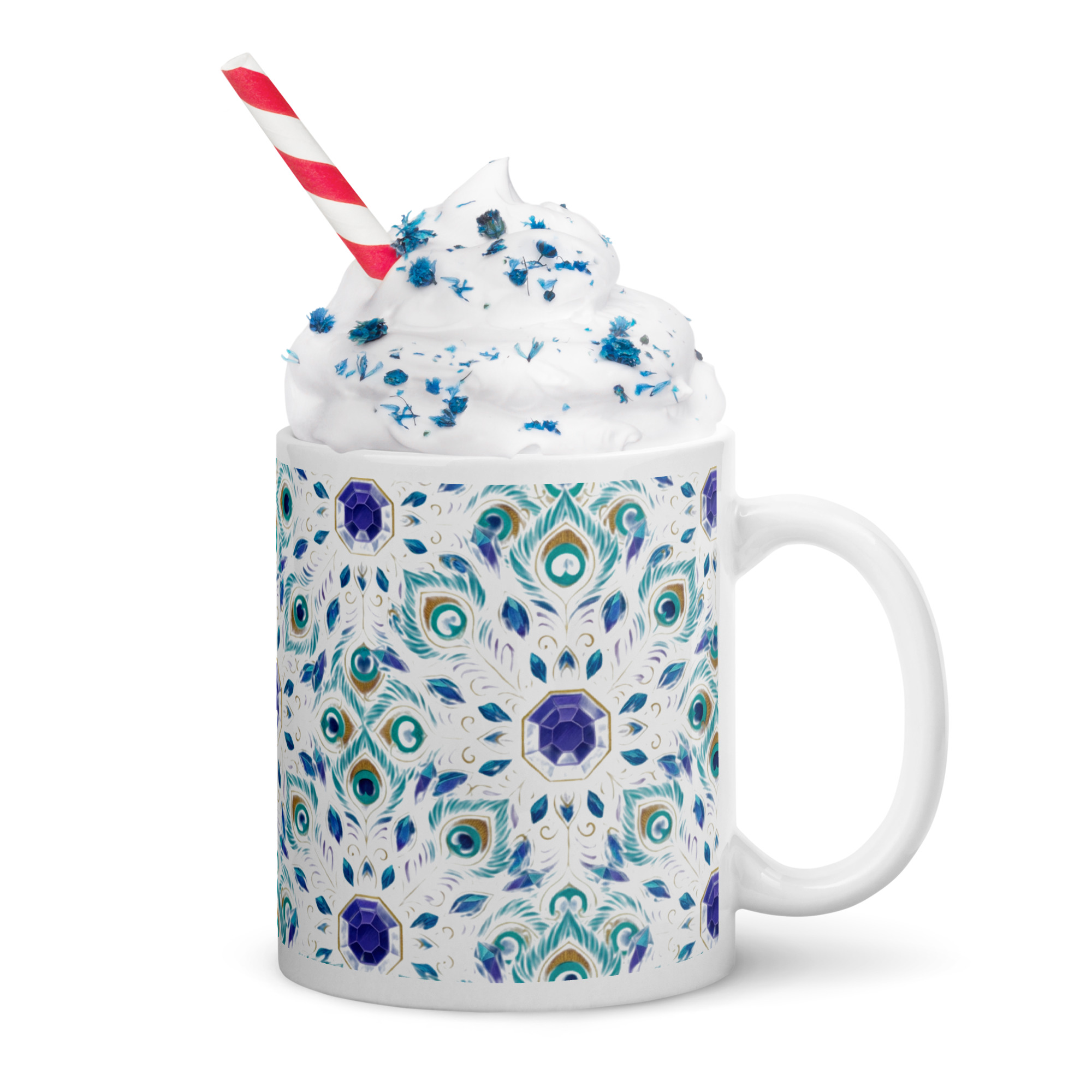 Feather Hex Mug