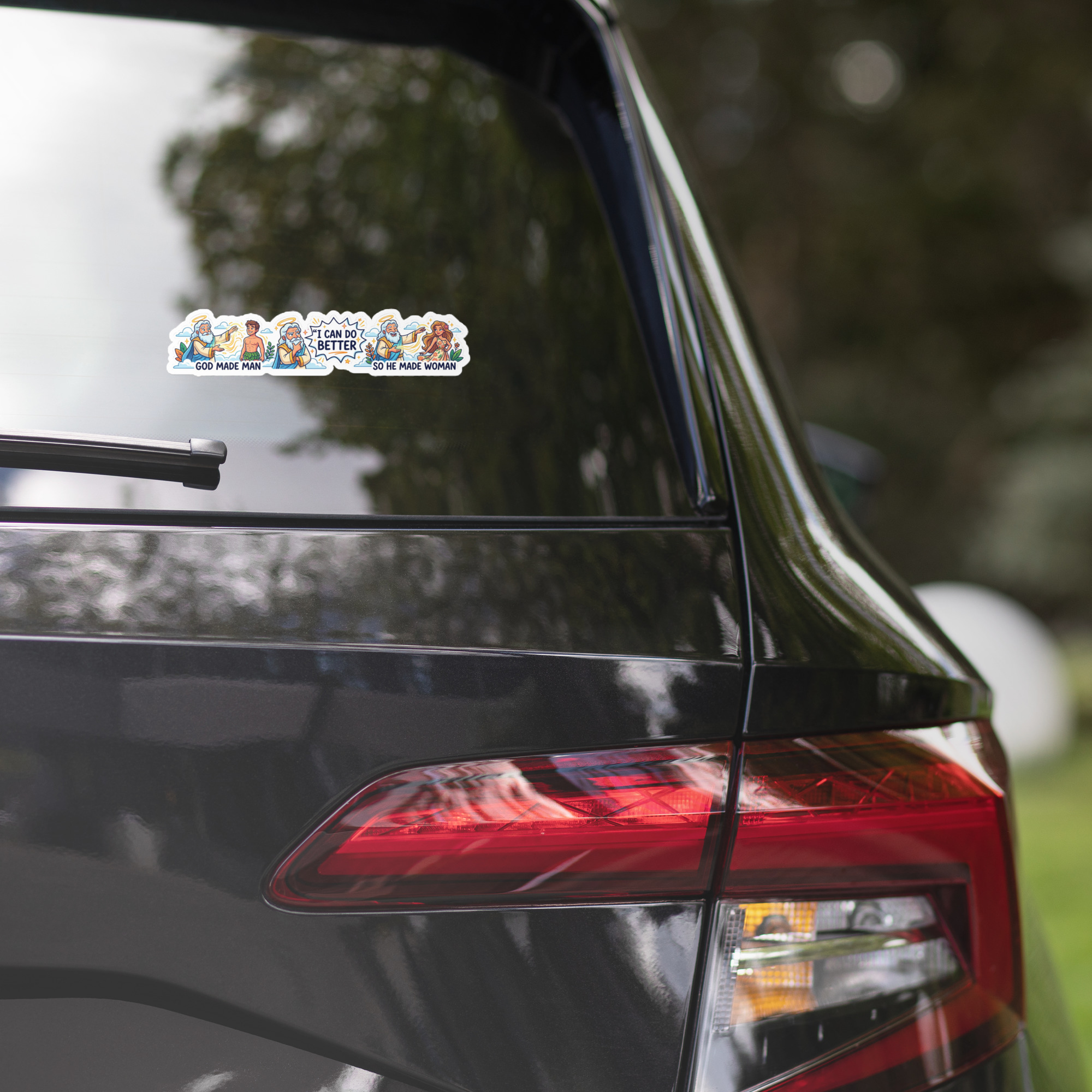 "God Made Woman" Sticker