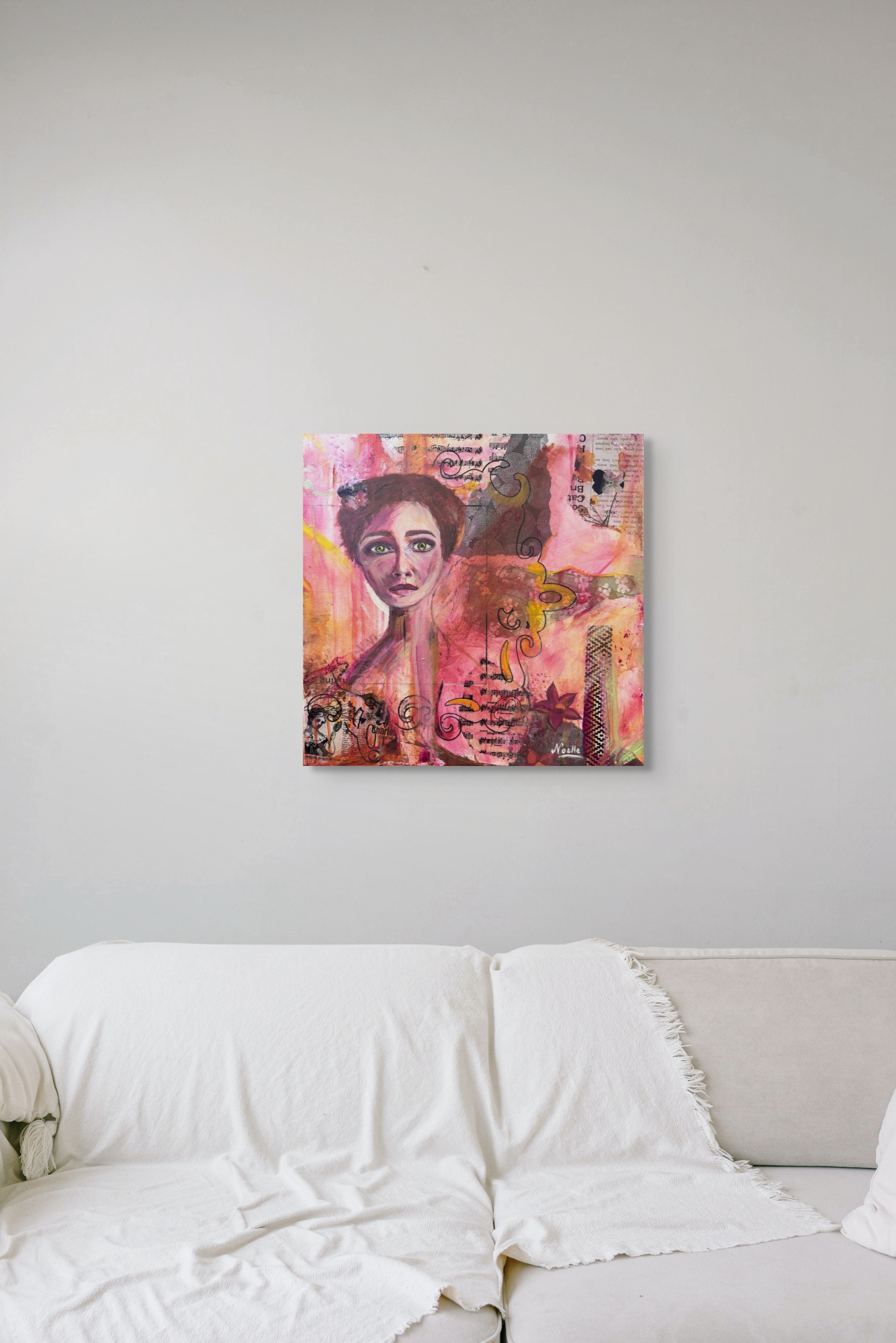  Woman, Layered (Print)