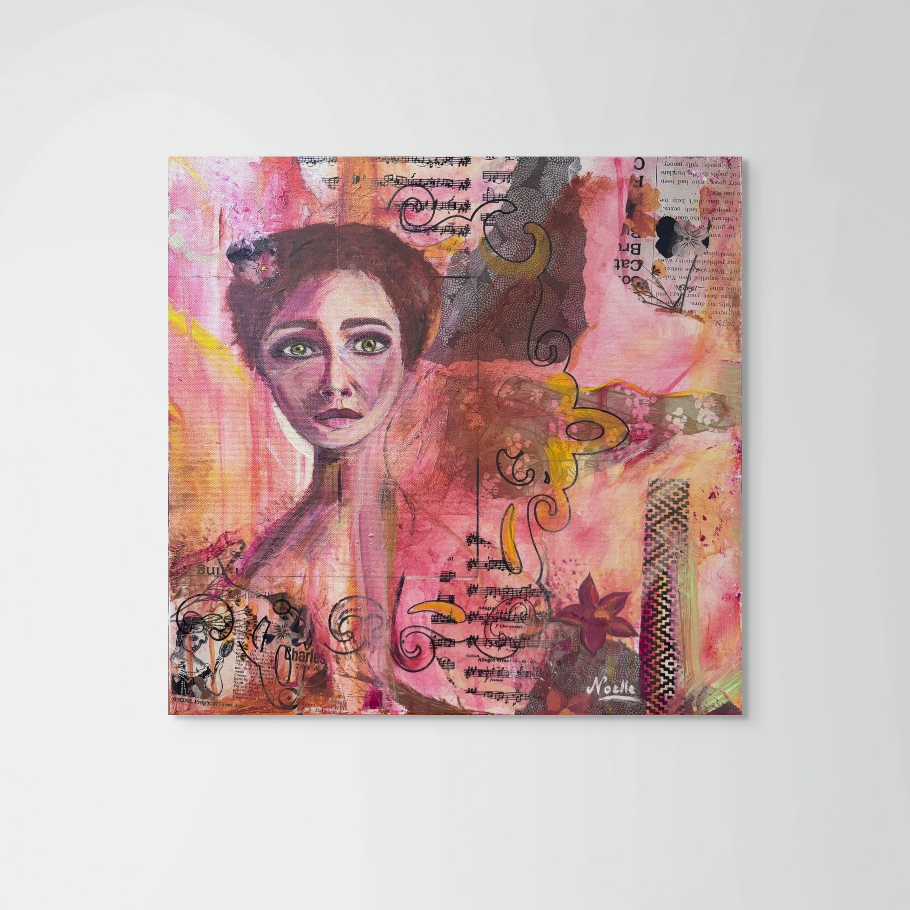  Woman, Layered (Print)