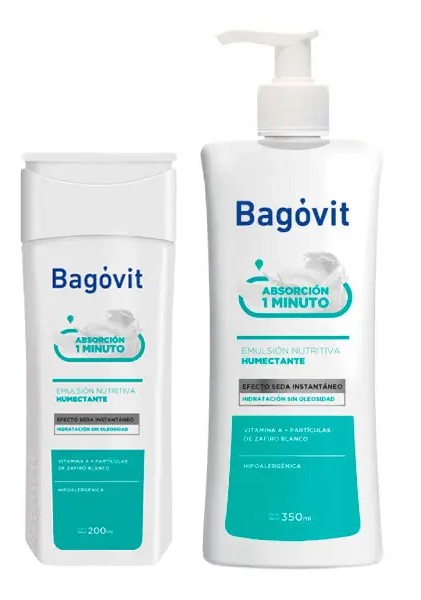 BAGOVIT EMULSION CORPORAL  ABSORCIÓN 1 MINUTO 200-350ML