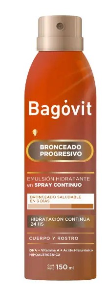 Bagovit Bronceado Progresivo Spray Continuo x 150 ml