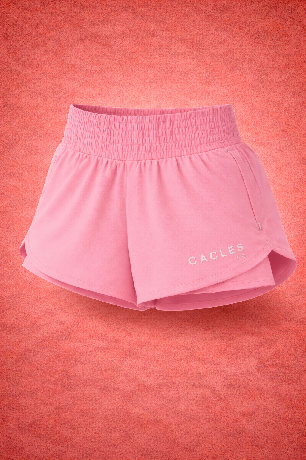 Women's Sporty Pink Running Shorts