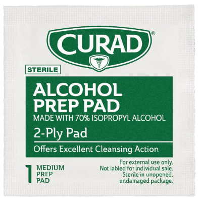 Curad Sterile Alcohol Prep Pads