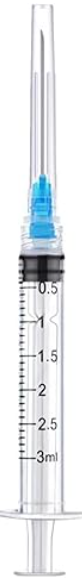 23G 1.5" 3mL Syringe Individually Wrapped