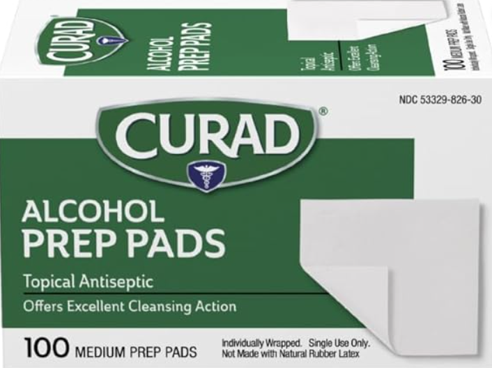 Curad Sterile Alcohol Prep Pads