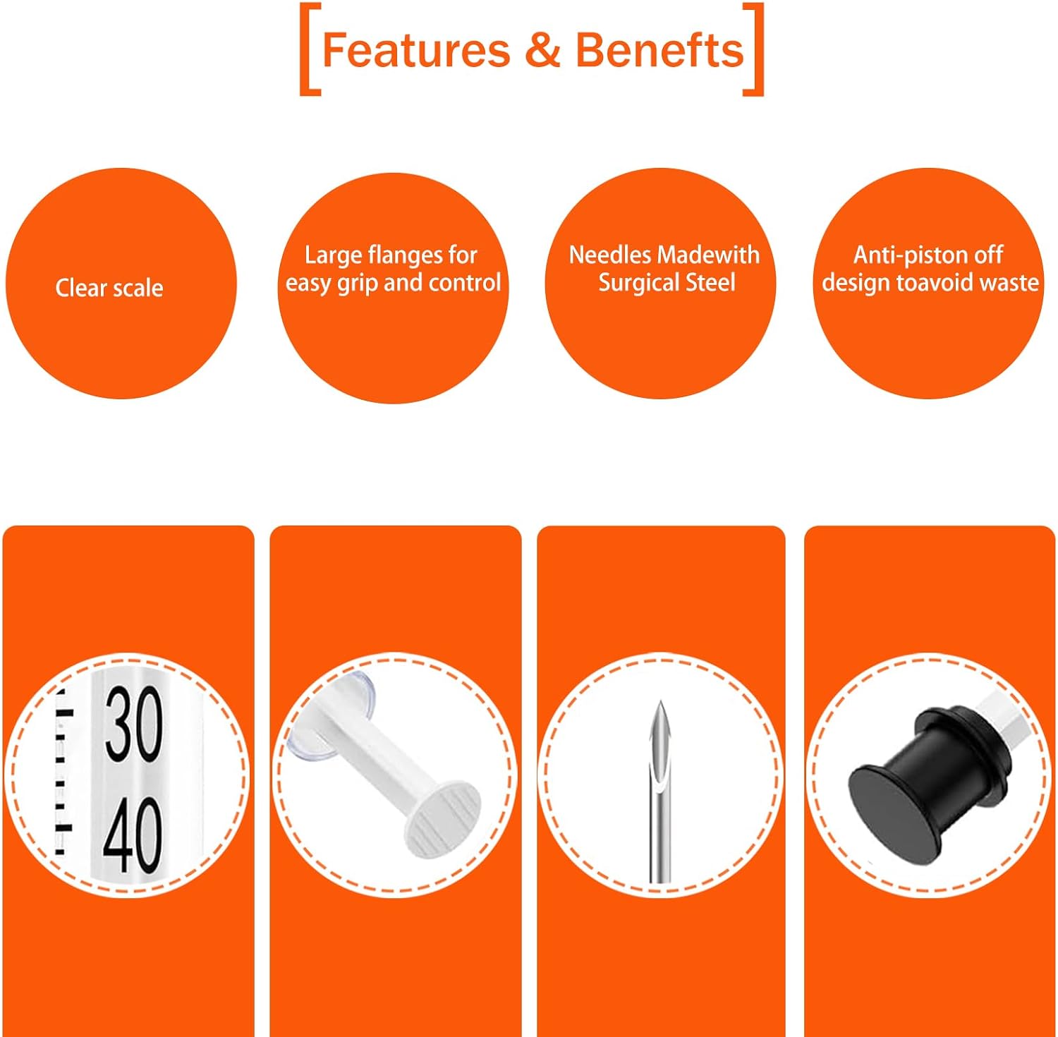 31G 5/16" 1mL Syringes Individually Wrapped