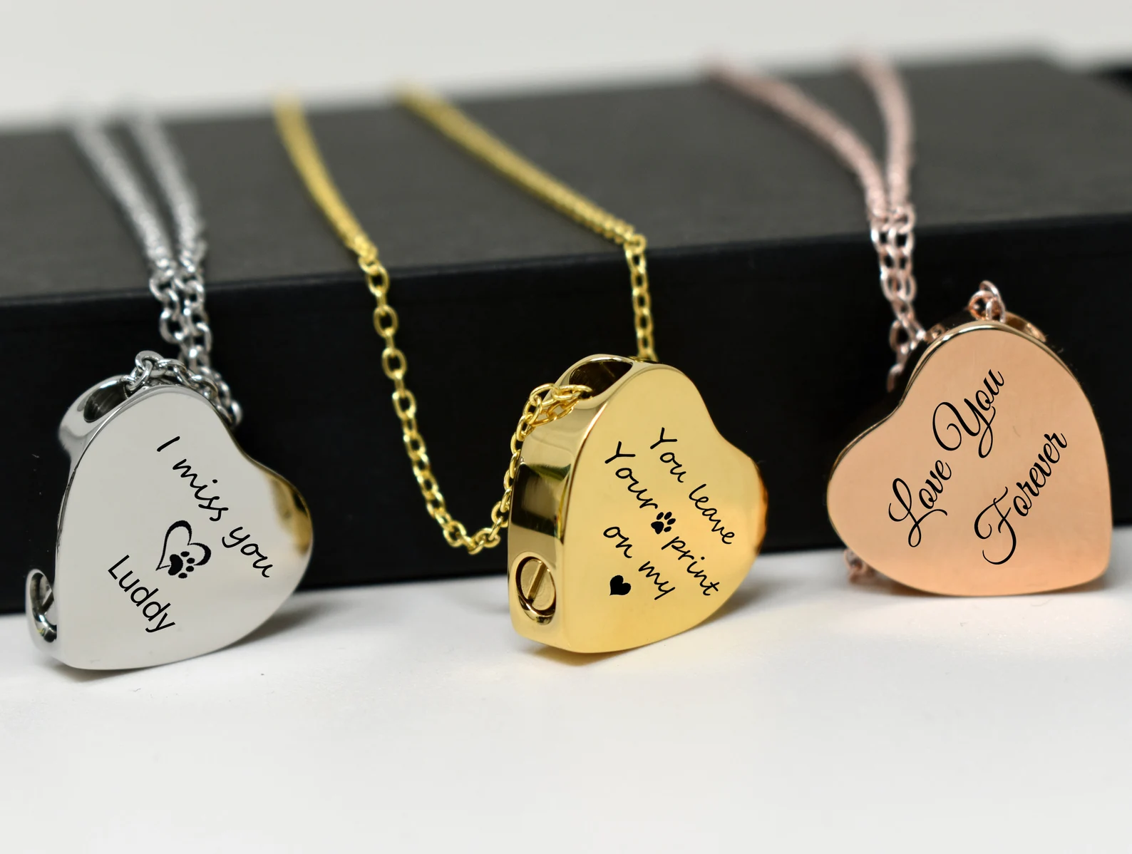 Keep Your Loved Ones Close – Personalized Heart Urn Necklace for Ashes